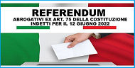 Referendum Costituzionale del 12 giugno 2022